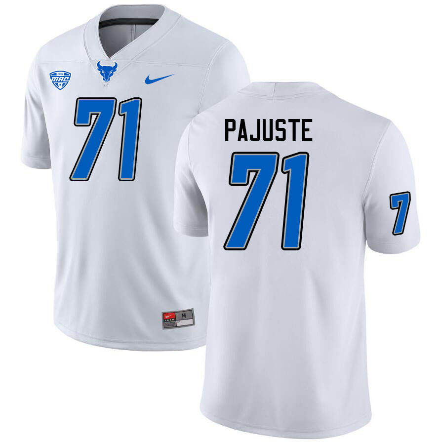 Buffalo Bulls #71 Matt Pajuste College Football Jerseys Stitched Sale-White
